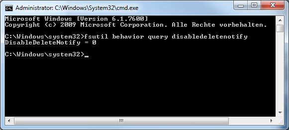 Windows 7 - TRIM-Funktion